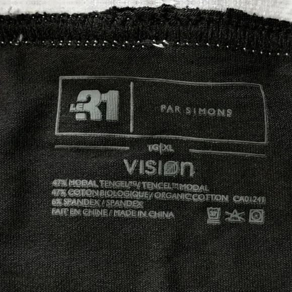 NWT Set of 3 Men's Boxer Briefs XL Le31 by Simons Black with White Waistband - Picture 4 of 9